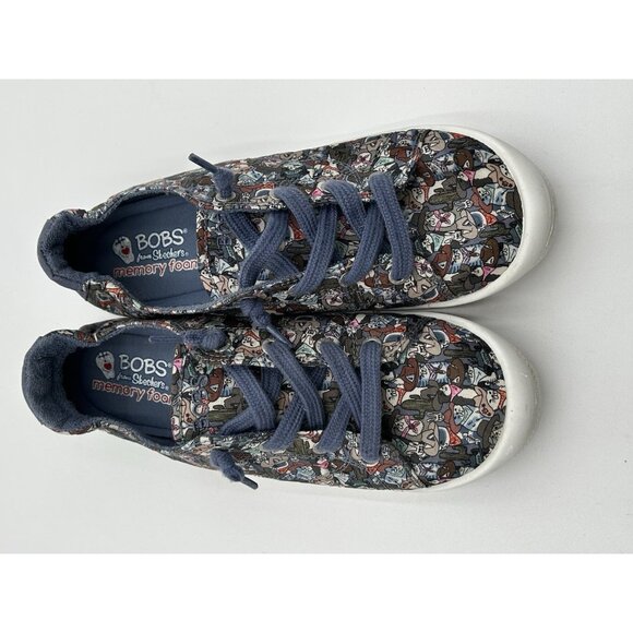 Bobs From Skechers memory foam Womans Sz 10 Western Cowboy Cats Sneakers Slip on - Picture 5 of 11